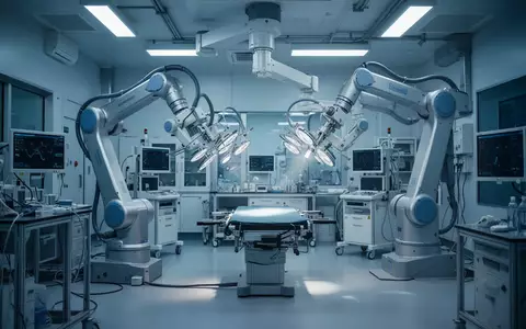 Moderne medizinische Robotik- und Automatisierungsausrüstung in einem sterilen Labor. - Foto: über boerse-global.de