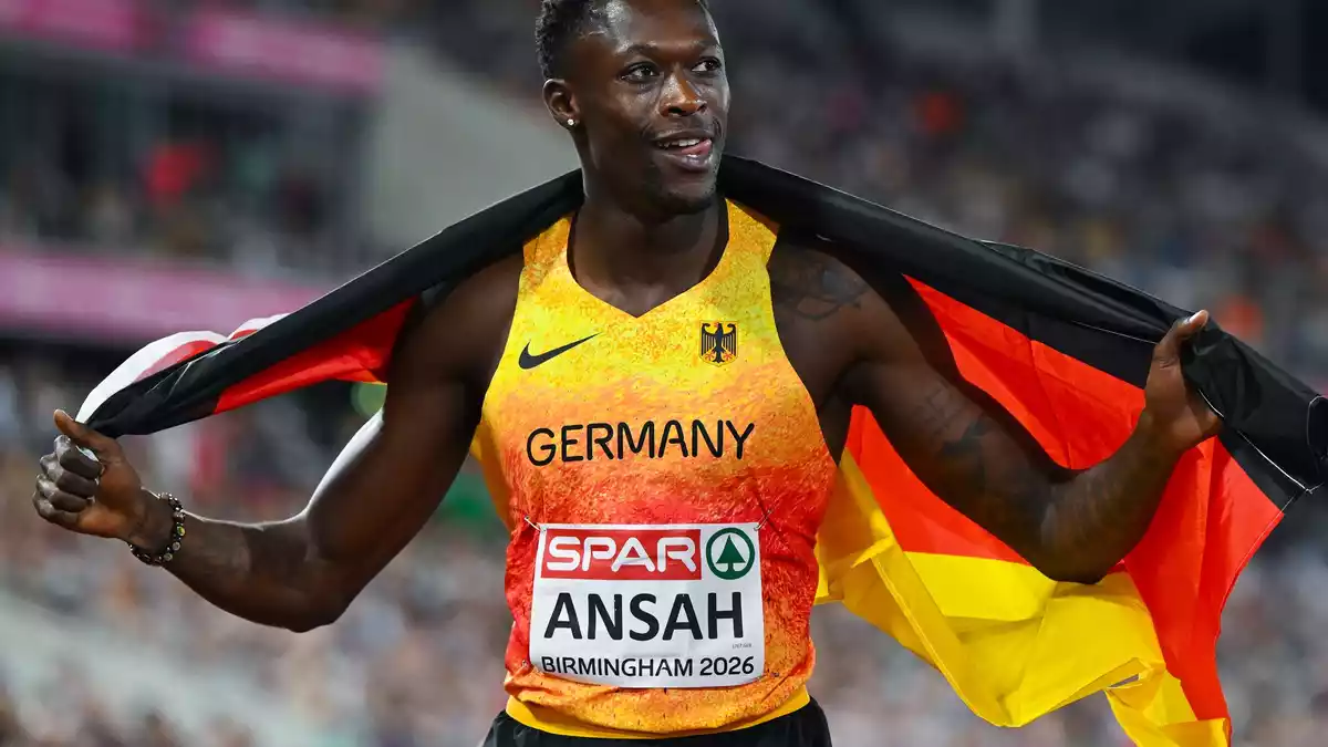 Owen Ansah gewann EM-Gold über 200 Meter. (Archivbild) - Bild: Sven Hoppe/dpa