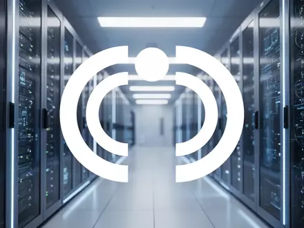 Moderne Serverinfrastruktur in einem Rechenzentrum mit blauer Beleuchtung als Symbol für IT-Dienstleistungen. - Foto: über boerse-global.de