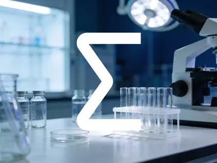 Abstrakte Darstellung eines biotechnologischen Labors mit medizinischen Geräten und fokussierten Lichtakzenten. - Foto: über boerse-global.de