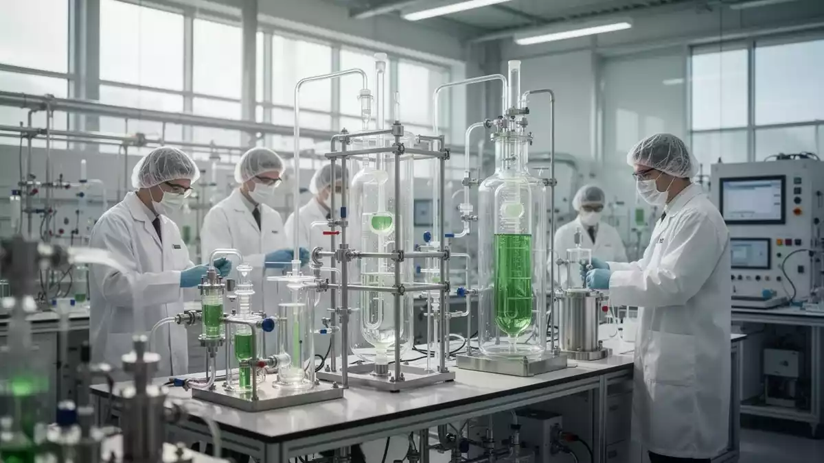 SunHydrogen plant industrielle Skalierung nach Effizienzfortschritt