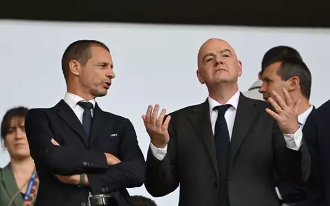 Der Machtkampf der UEFA gegen FIFA-Boss Infantino geht auf juristischem Weg weiter. (Archivbild) - Foto: Robert Michael/dpa