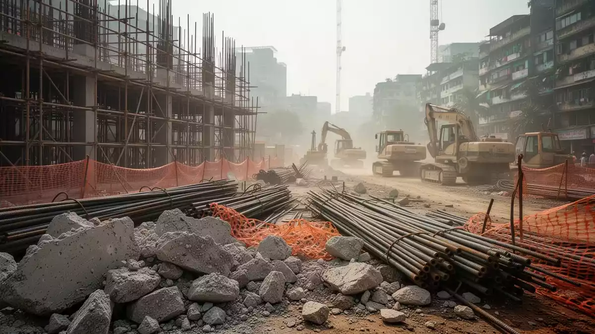 A 17-year-old student suffered head injuries on Thursday when an iron rod launched from a road-widening site struck him in Mumbai's Vidyavihar East area. The incident, which occurred during…