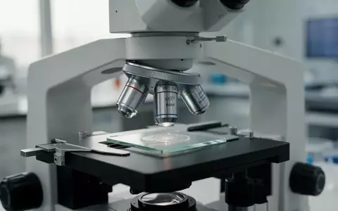 Ein optisches Mikroskop in einem sterilen, modernen Forschungslabor für biologische Studien. - Foto: über boerse-global.de