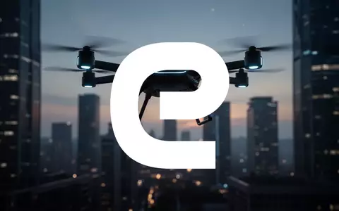Futuristisches autonomes Fluggerät über einer verschwommenen Skyline bei Dämmerung als Symbol für Luftmobilität. - Foto: über boerse-global.de