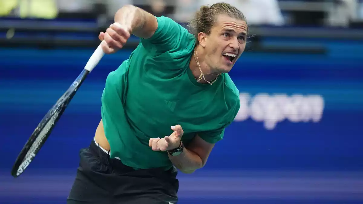 Alexander Zverev konnte mit der Auslosung zufrieden sein. - Bild: Frank Franklin II/AP/dpa