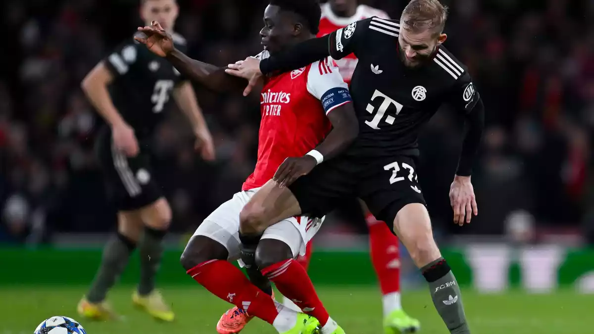 Der FC Bayern trifft in der Champions League wieder auf Arsenal. (Archivbild) - Bild: Sven Hoppe/dpa