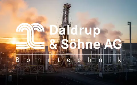 Industrielle Geothermie-Anlage in der Dämmerung, die die Erschließung erneuerbarer Energien symbolisiert. - Foto: über boerse-global.de