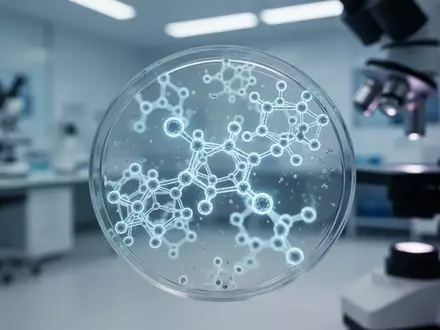 Mikroskopische Ansicht von Nanopartikel-Strukturen in einer Laborumgebung zur Erforschung neuer Therapiemöglichkeiten. - Foto: über boerse-global.de