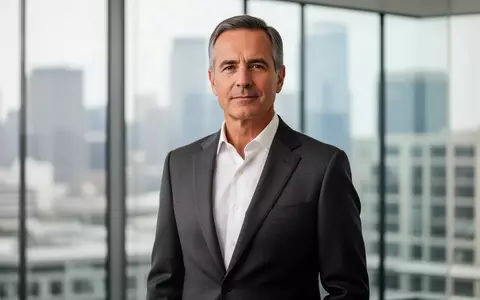 Ein professionell gekleideter Geschäftsmann in einem modernen Bürogebäude mit Blick auf eine Skyline. - Foto: über boerse-global.de