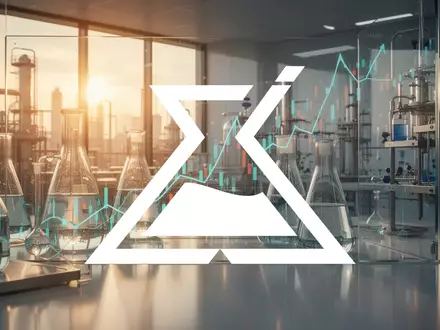 Abstrakte Darstellung der chemischen Industrie mit optimistischem Licht und moderner Ästhetik. - Foto: über boerse-global.de