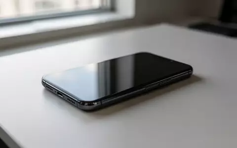 Ein modernes Smartphone liegt auf einem hellen Schreibtisch, der Bildschirm ist dunkel und reflektiert das Tageslicht. - Foto: über boerse-global.de