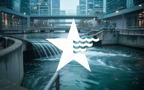 Modernes Wasserinfrastruktur-Konzept mit fließendem Wasser in einem professionellen, industriellen Umfeld. - Foto: über boerse-global.de