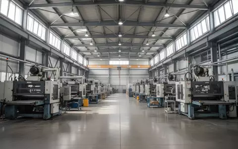 Moderne Industriehalle mit Produktionsanlagen und hohen Decken in einer Fertigungsstätte. - Foto: über boerse-global.de