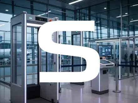 Moderne Sicherheitstechnik an einem Flughafen in einer professionellen, atmosphärischen Darstellung. - Foto: über boerse-global.de