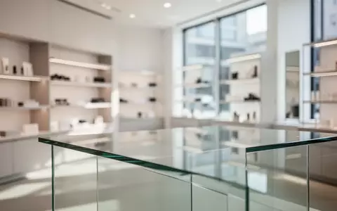 Ein minimalistisches, modernes Ladengeschäft mit unscharfen Regalen und hellem Tageslicht. - Foto: über boerse-global.de