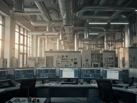 Moderne technische Gebäudeinfrastruktur und Anlagen in einem industriellen Umfeld. - Foto: über boerse-global.de
