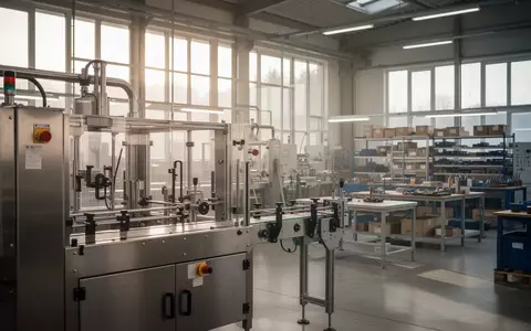Leere Werkstatt in einem Industriebetrieb mit modernen Maschinen bei natürlichem Lichteinfall. - Foto: über boerse-global.de