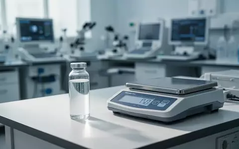 Medizinisches Labor mit einer Glasampulle und Diagnosegeräten in einer sterilen, hellen Umgebung. - Foto: über boerse-global.de