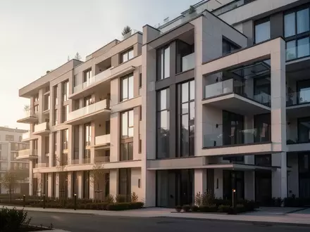 Modernes Wohngebäude bei Tageslicht als Symbol für den privaten Immobilienkauf ohne Makler. - Foto: über boerse-global.de