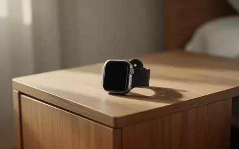Eine moderne Smartwatch liegt auf einem minimalistischen Nachttisch in weichem Tageslicht. - Foto: über boerse-global.de
