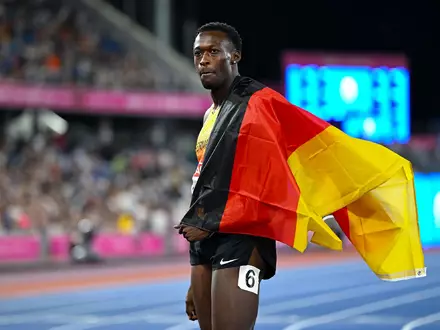 Owen Ansah gewann EM-Gold über 200 Meter. - Foto: Sven Hoppe/dpa