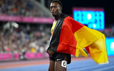 Owen Ansah gewann EM-Gold über 200 Meter. - Foto: Sven Hoppe/dpa