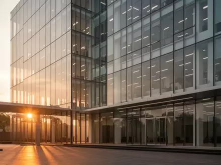 Modernes Bürogebäude in Jakarta bei Sonnenuntergang als Symbol für die Gespräche zwischen Regierung und Technologiekonzern. - Foto: über boerse-global.de
