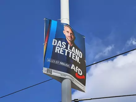 Wahlplakat vor der Landtagswahl in Sachsen-Anhalt (Archiv) - Foto: via dts Nachrichtenagentur