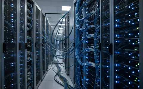 Moderne Serverräume in einem Krankenhaus zur Vernetzung medizinischer Daten. - Foto: über boerse-global.de