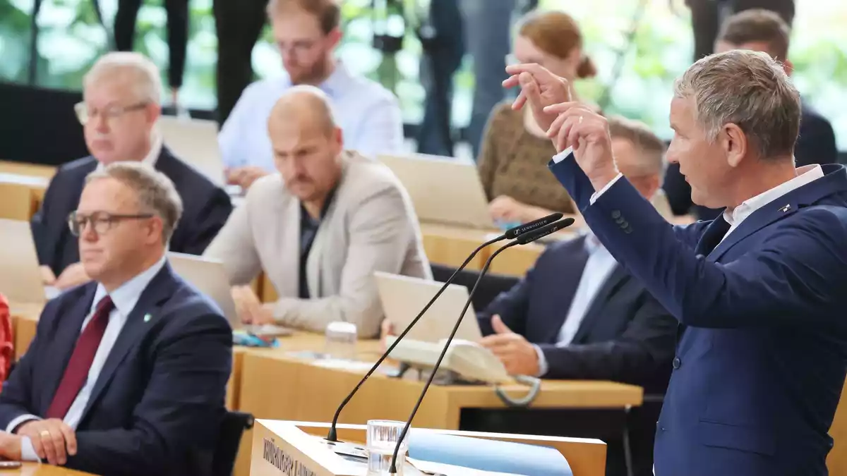 AfD-Fraktionschef Björn Höcke hat als Ministerpräsident kandidiert - und verloren. - Bild: Bodo Schackow/dpa