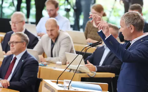 AfD-Fraktionschef Björn Höcke hat als Ministerpräsident kandidiert - und verloren. - Foto: Bodo Schackow/dpa