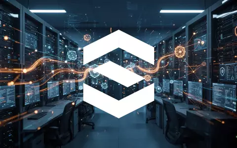 Abstraktes, modernes Rechenzentrum mit leuchtenden Datenströmen und Cybersicherheits-Visualisierungen. - Foto: über boerse-global.de