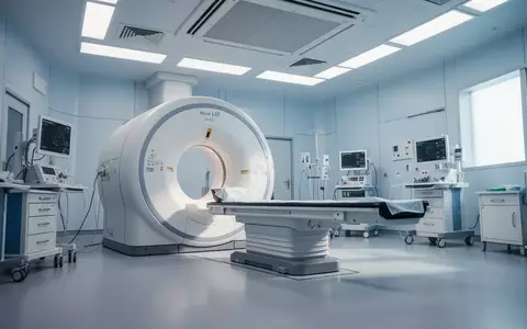Ein hochmodernes, steriles Herzkatheterlabor mit einem 1,5-Tesla-MRT-Gerät in einer klinischen Umgebung. - Foto: über boerse-global.de