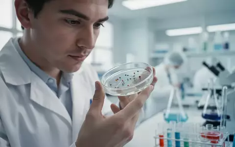 Wissenschaftler in einem modernen Labor bei der medizinischen Krebsforschung - Foto: über boerse-global.de