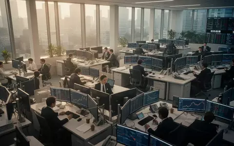 Blick auf den geschäftigen Handelssaal der Tokioter Börse in einer dokumentarischen Aufnahme. - Foto: über boerse-global.de