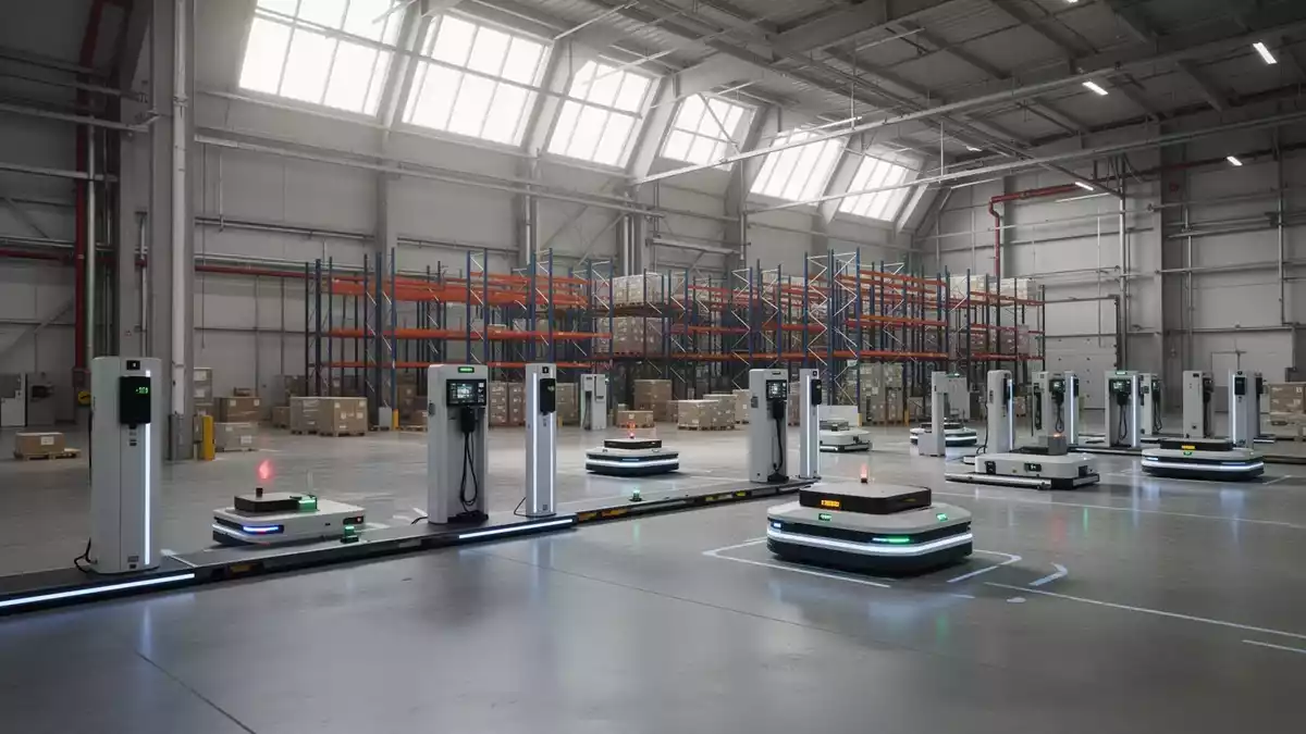 Logistikautomation: Ladeinfrastruktur und Robotik treiben Wandel voran