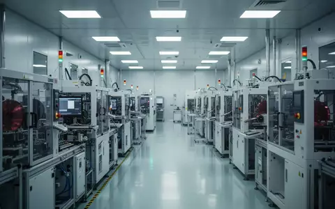 Moderne Fertigungsanlage für Halbleiter und Speicherchips in einer sterilen Umgebung. - Foto: über boerse-global.de