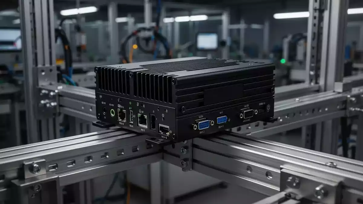 IBASE AA400-N: Lüfterloser Edge-KI-Computer mit AMD-Power