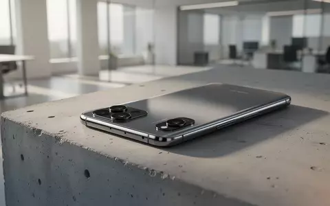Ein modernes Smartphone liegt auf einem minimalistischen Untergrund in einem hellen, professionellen Büroambiente. - Foto: über boerse-global.de