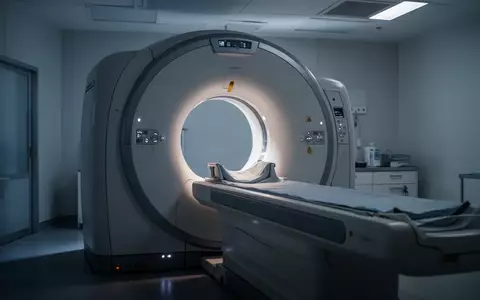 Ein moderner MRT-Scanner in einem klinischen Behandlungsraum. - Foto: über boerse-global.de