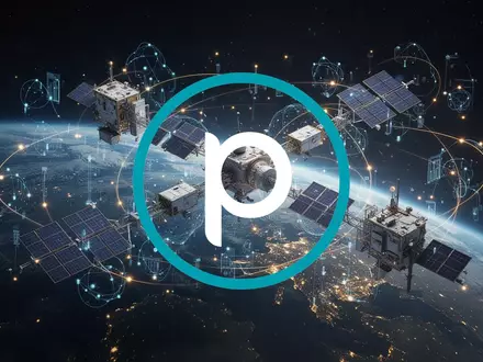 Abstrakte Darstellung von Satelliten im Weltraum vor dem Hintergrund der Erde für einen Finanzbericht. - Foto: über boerse-global.de