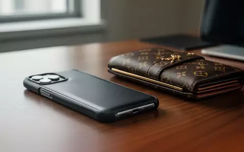 Ein Smartphone und eine hochwertige Geldbörse auf einem Holztisch, Symbolbild für Online-Betrug. - Foto: über boerse-global.de