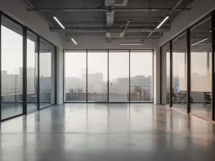 Minimalistisches, modernes Architektur-Interieur mit sanftem Tageslichteinfall in einem professionellen Studio. - Foto: über boerse-global.de
