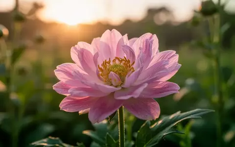 Nahaufnahme einer blühenden Blume im Morgenlicht als Symbol für biologische Vitalität und gesundes Altern. - Foto: über boerse-global.de