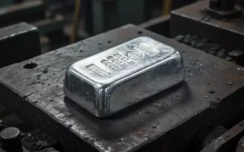 Ein silberner Barren auf einer Werkbank in einer Industrieanlage - Foto: über boerse-global.de