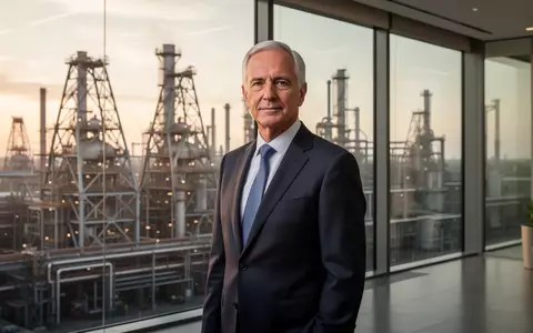 Ein leitender Manager in einem modernen Büro mit Blick auf ein Stahlwerk. - Foto: über boerse-global.de