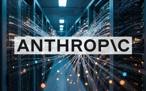 Abstrakte Darstellung einer modernen Serverinfrastruktur mit Fokus auf künstliche Intelligenz und Cybersicherheit. - Foto: über boerse-global.de