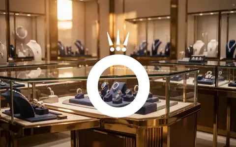 Elegantes Interieur eines Luxus-Schmuckgeschäfts mit sanfter Beleuchtung und glänzenden Glasvitrinen. - Foto: über boerse-global.de