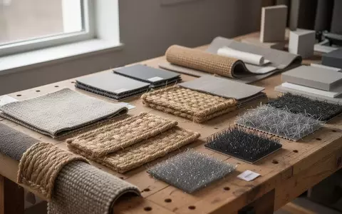 Verschiedene hochwertige Textil- und Materialproben für langlebige Haushaltsgegenstände auf einer Werkbank. - Foto: über boerse-global.de